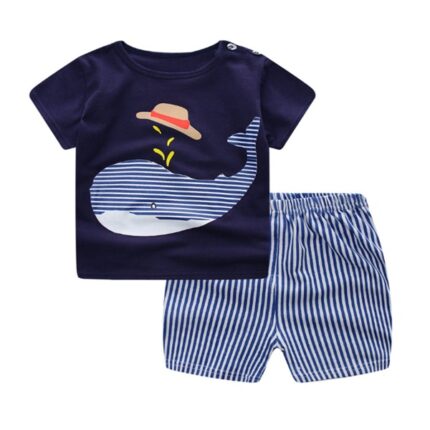 Ensembles de vêtements pour bébés - Tenues d'été décontractées