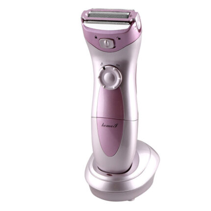 Rasoir électrique pour les dames rechargeable de couleur rose