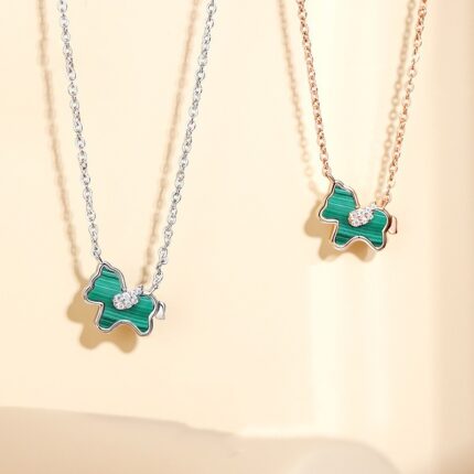 Jolie collier et bracelet en argent S925 pour femmes