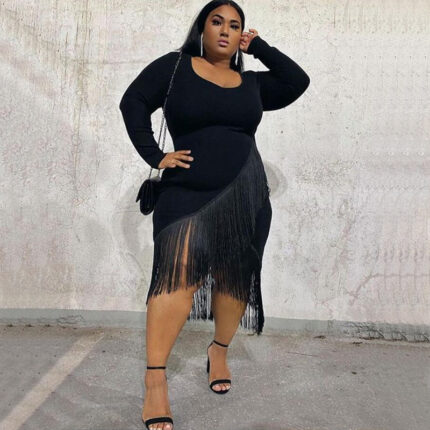 Robe de soirée simple et élégant pour taille plus