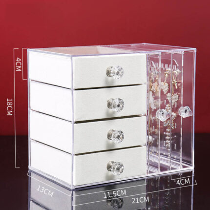 Boites à bijoux  anti poussière avec tiroir pour chambre